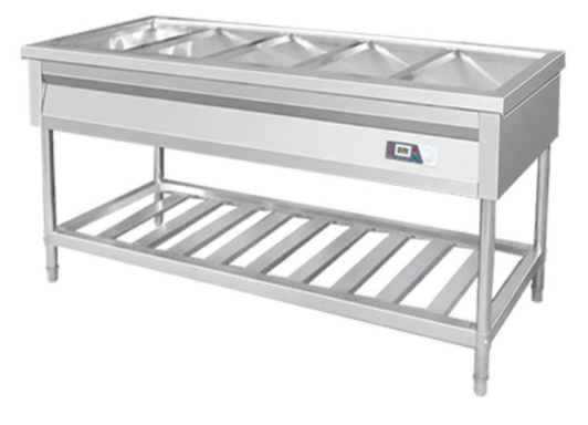 五格保溫臺 不銹鋼五格售飯臺 不銹鋼保溫臺（ZC）